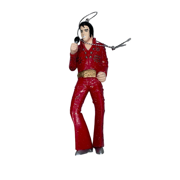 Kurt S Adler Elvis Presley Christmas Ornament 4.5" Red Holiday Décor ZMEP1171SP - Picture 3 of 7